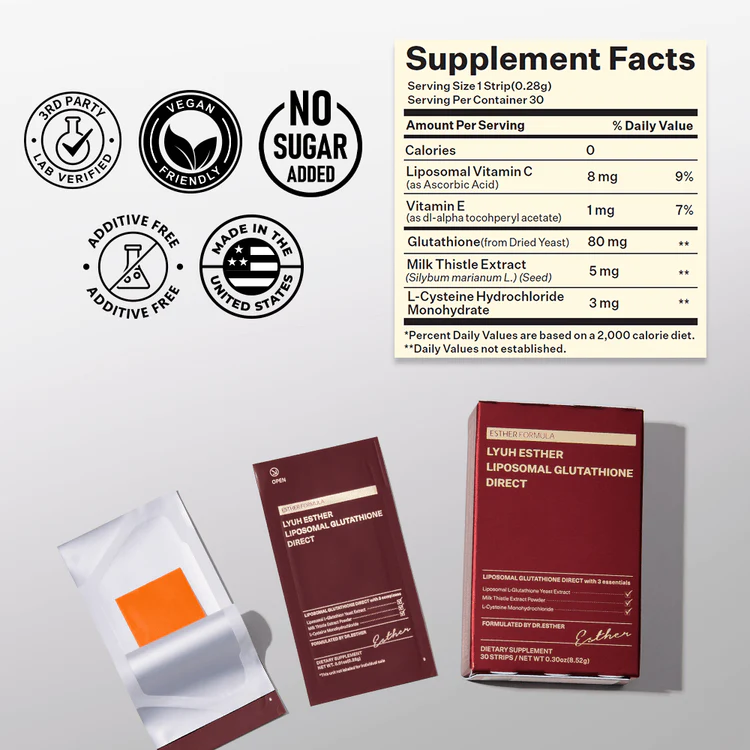 Esther Formula Liposomal Glutathione Direct Review: The Strip That's Changing the Antioxidant Game
