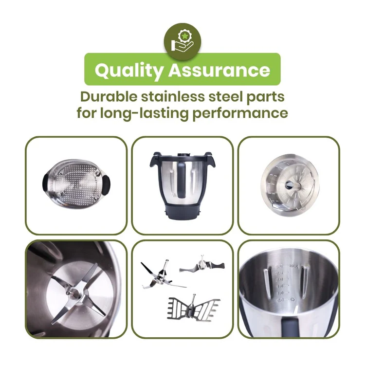 Thermocook Pro M 3.0 stainless steel accessories